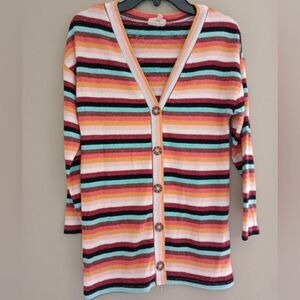 Self Esteem Button Front Cardigan Size 10/12